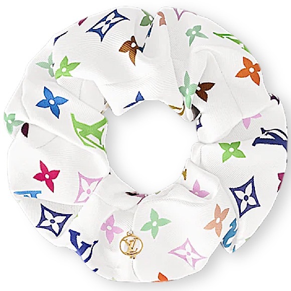 LV x TM Monogram Multicolor Scrunchie - Picture 1 of 11